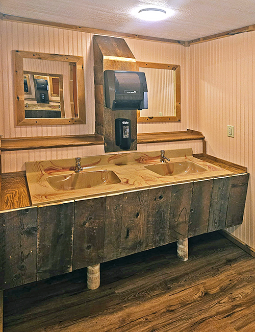 Bathroom Sinks at Stonybrook Campground