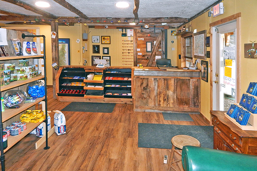 Front desk at Stonybrook Campground
